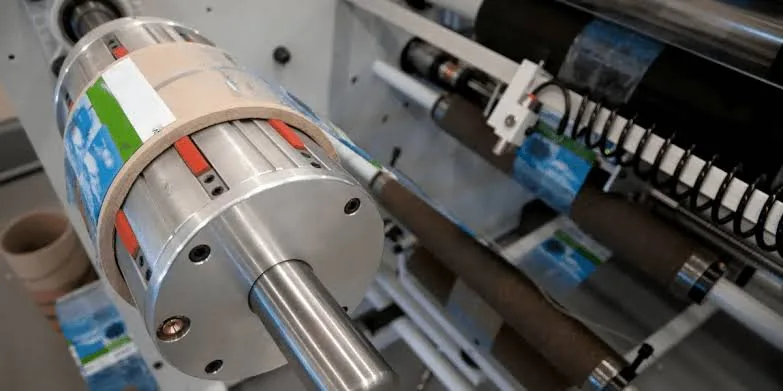 Flexographic roll label printing process for repeat label orders