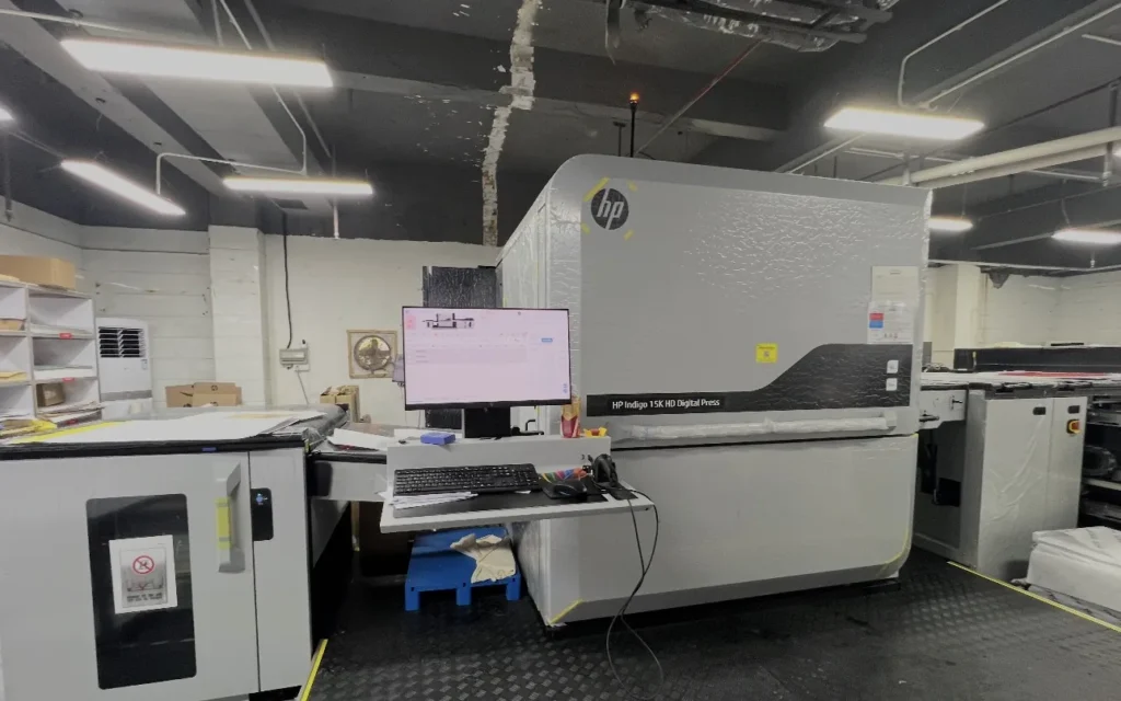 HP Indigo 6K+ digital label printing equipment for multi-SKU custom labels