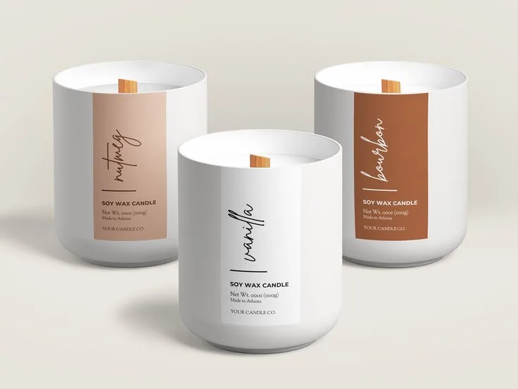 Malaysia candle labels, gift boxes and protective inserts