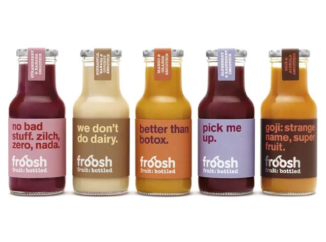Custom beverage and water bottle labels for drink product lines
