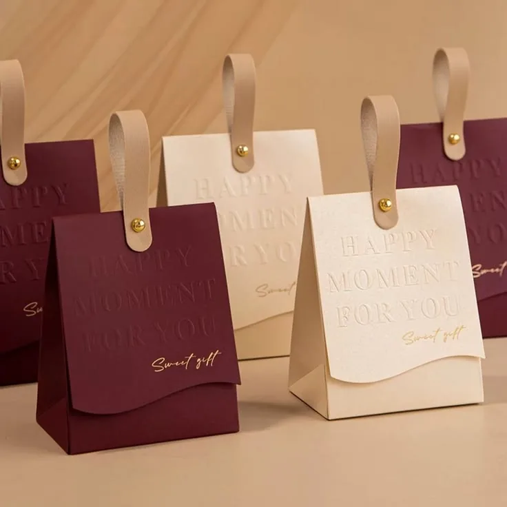 Custom tags stickers and insert cards for coordinated gift packaging