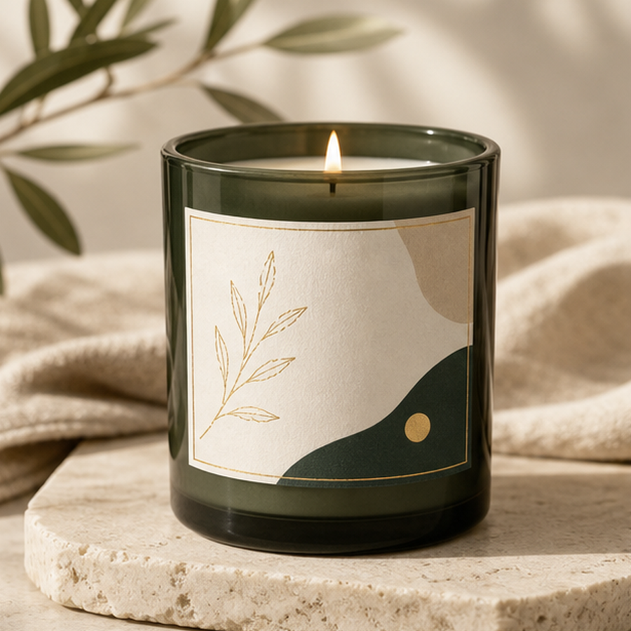 Candle Jar Labels example