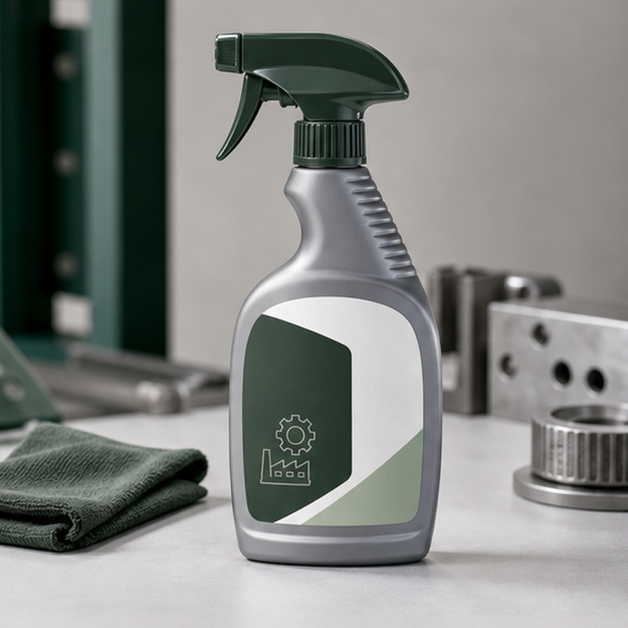Industrial Bottle Labels example