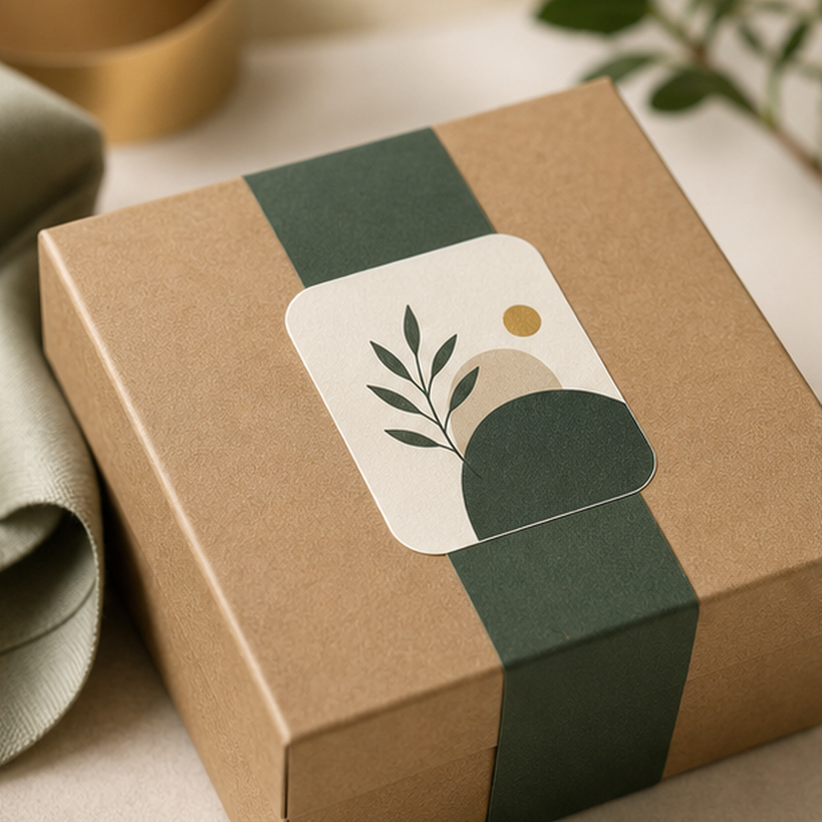 Gift Box Stickers example