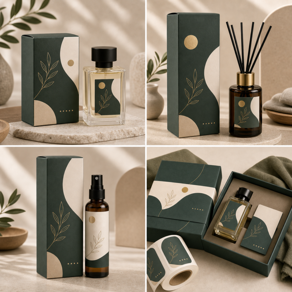 Perfume & Fragrance Boxes product packaging set